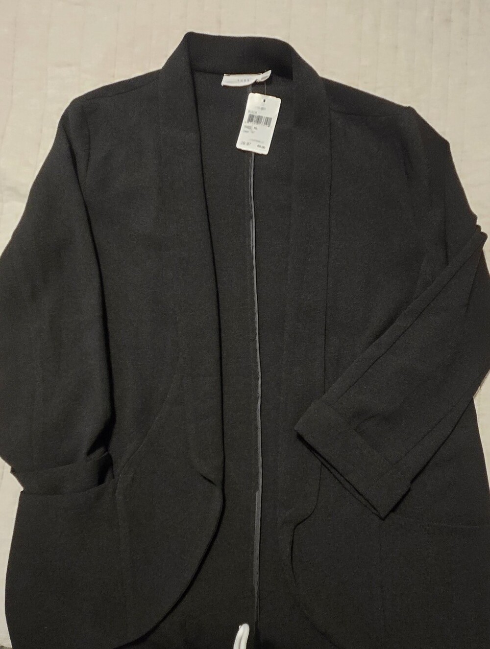 Lush brand, Women's Open Front Black Coatigan